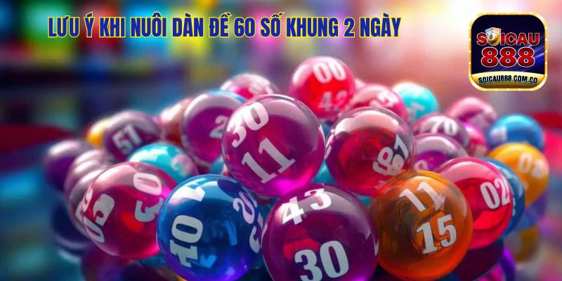 Dàn Đề 60 Số Khung 2 Ngày: Tỷ Lệ Trúng Lên Đến 85%